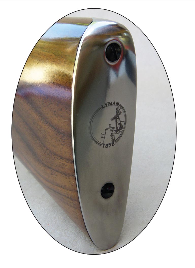 The shotgun-style buttplate is steel and comfortably disperses recoil.